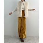 f.- Tiara ndoFutier Land велюр flare pants ( горчица )