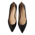 ファビオルスコーニ FABIO RUSCONI ポインテッドトゥパンプス （ブラック）