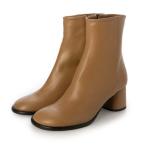 ファビオルスコーニ FABIO RUSCONI オブリークトウサイドシームショートブーツ （キャメル）