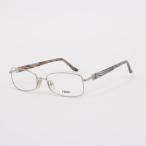 フェンディ FENDI メガネ 眼鏡 アイウェア レディース メンズ （シルバー/ブラウンパターン）