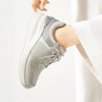 ショッピングラメ スタイルアップグリッタースニーカー （ラメグレー）