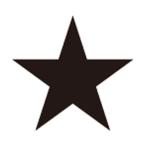 フットマーク FOOTMARK FOOTMARK フットマーク スイミング 星マーク 10枚入り 水泳 プール 水着 マーク グル （ブラック）