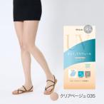 フクスケ fukuske 【UVヴェール ： 涼感】 ストッキング 無地 オープントゥ 2本指 極薄ストッキング素材 涼感(106-1021)クリアベ