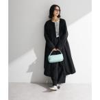 ショッピング楽 グリーン パークス Green Parks 【楽しゃれUV】ギャザードロストワンピース （ブラック）