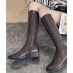 ガーリードール Girly Doll ロングフラットブーツ （ブラウン）