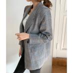 ガーリードール Girly Doll グレンチェックテーラードジャケット （ブルー）