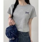 ガーリードール Girly Doll Tシャツ【韓国ファッション】 (グレー)