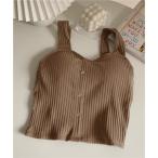 ガーリードール Girly Doll パット付タンクトップ （ブラウン）