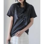 ガーリードール Girly Doll ロゴプリントTシャツ (ダークグレー)