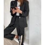 ガーリードール Girly Doll ジャケットパンツセットアップ （ブラック）