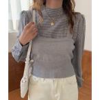 ガーリードール Girly Doll ベストビスチェ×ブラウスセットアップ 2枚セット （グレー×ブラックチェック）