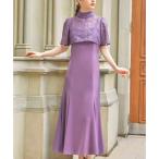  девушка GIRL [3WAY надеты поворот . можно наслаждаться ] гонки с высоким воротником блуза * топ One-piece Layered русалка длинный свадьба One-piece pa