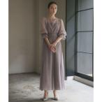 ショッピングシフォン ガール GIRL オーガンジー切り替えシフォンロング マーメイド 結婚式 ワンピース パーティードレス （グレージュ）