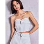  JadaToys GYDA Glitter print belt блуза ( "теплый" белый )