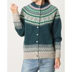 ハーレーオブスコットランド Harley of scotland ノルディック ニットカーディガン （Tempest）