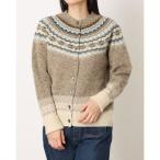 ハーレーオブスコットランド Harley of scotland ノルディック ニットカーディガン （Pebble）