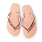 ハワイアナス Havaianas ビーチサンダル Slim-Glitter-ll (PINK/PINK)