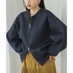 ハンチ hunch 【WEB限定/別注】ジップショートカーディガン （ブラック【ラメあり】）