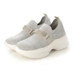 ショッピングkitson ハスキー husky Co.Ltd. Kitson キットソン キラキラベルト ニットスリッポン （GRAY）