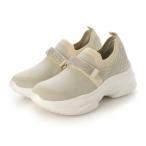 ショッピングkitson ハスキー husky Co.Ltd. Kitson キットソン キラキラベルト ニットスリッポン （BEIGE）