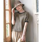 イッカ ikka 【雑誌InRed6月号掲載】ハニカム柄ジャガードカットソー【親子おそろい】  （キャメル）