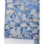  собака i выпуск zINOUI EDITIONS [ стандартный обращение магазин ]SCARF 100 ROME 06608 (Bleu / Blue)
