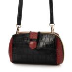 イタベリー ITABELY 本革 多機能お財布ポシェット （ブラックワイン2）