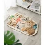 ジュビリー Jubilee もこもこ起毛マット ネコ型 ダイカットデザイン 猫グッズ （その他3）