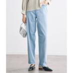 ショッピングスカル 自由区 【洗える】ウスカルデニムダーツカーブ パンツ （ライトインディゴ）