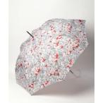 ショッピングSTUART ジル スチュアート JILL STUART JILL STUART ジル スチュアート アブストラクトフラワー柄 雨傘（長傘） （レッドxミディアムグ