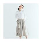 ショッピングミューズ オーディア ミューズ Audie a Muses リボン風ディテールスカート （ベージュ）