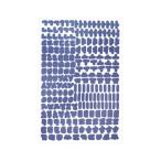  Giulia btikJULIA BOUTIQUE 10 цвет хангул знак наклейка /L00070 ( голубой )