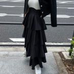 ショッピングコルセット ジュノア JUNOAH コルセットデザインフリルスカート （ブラック）