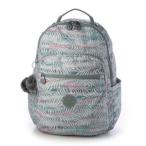 キプリング Kipling SEOUL B4サイズ ノートPC対応バックパック (Palmtree Leaves)