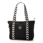 キプリング Kipling ASSENI S （Black Chevron） A4サイズ トートバッグ