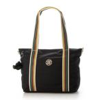 キプリング 日本限定 Kipling ASSENI S A4サイズ トートバッグ (Black Stripe WF)