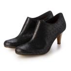 キビラ KiBERA ハイヒールブーティー （ブラック/グリッター）