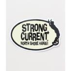 [Kahiko]STRONG CURRENT Surf 15cm стикер белый × черный 