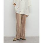 ke- Be efKBF автомобиль i колено легкий flare pants (BEIGE)