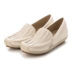 キスコ KISCO インヒールメッシュモカシン (アイボリー)