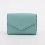 キタムラケイツウ キタムラK2 牛革三つ折り財布 D-59 （ミントグリン）