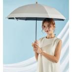 キザワ KIZAWA 2段式 折りたたみ傘 日傘 完全遮光 晴雨兼用?nino bicolor? （グレージュ×オフ）