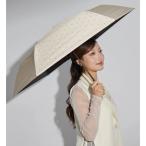 キザワ KIZAWA ドット 折りたたみ傘 日傘 晴雨兼用 完全遮光 軽量 コンパクト?fairy dot? （グレージュ）