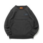 クリフ メイヤー KRIFF MAYER 裏起毛クルー(クリフラビット) （CHARCOAL）