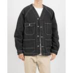 クリフ メイヤー KRIFF MAYER ノーカラー カバーオール ジャケット （CHARCOAL）