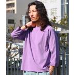 クリフ メイヤー KRIFF MAYER ピグメント七分袖ラグランT （PURPLE）