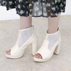 リバティードール LiBERTYDOLL メッシュショートブーツサンダル /9112（アイボリー）