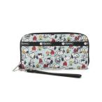 ショッピングレスポートサック レスポートサック LeSportsac TECH WALLET WRISTLET （スヌーピー&ウッドストック）