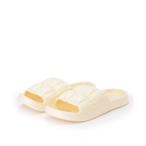  гонки женский Lace Ladies solid цвет расческа . расческа . Flat открытый сандалии ( желтый )
