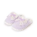  гонки женский Lace Ladies лента гонки нежный салон тапочки ( лиловый )